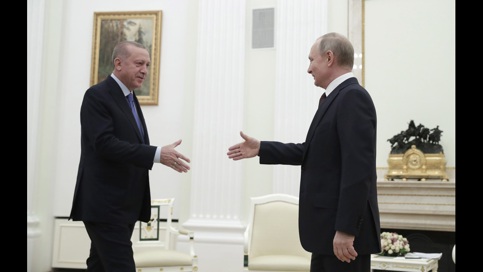 Путин прие Ердоган в Кремъл