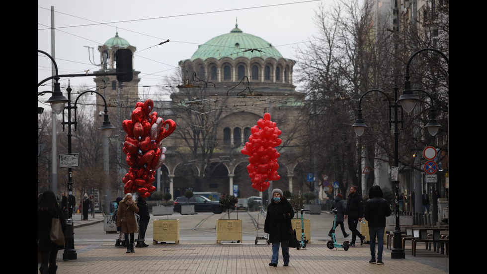 Романтична атмосфера в центъра на София