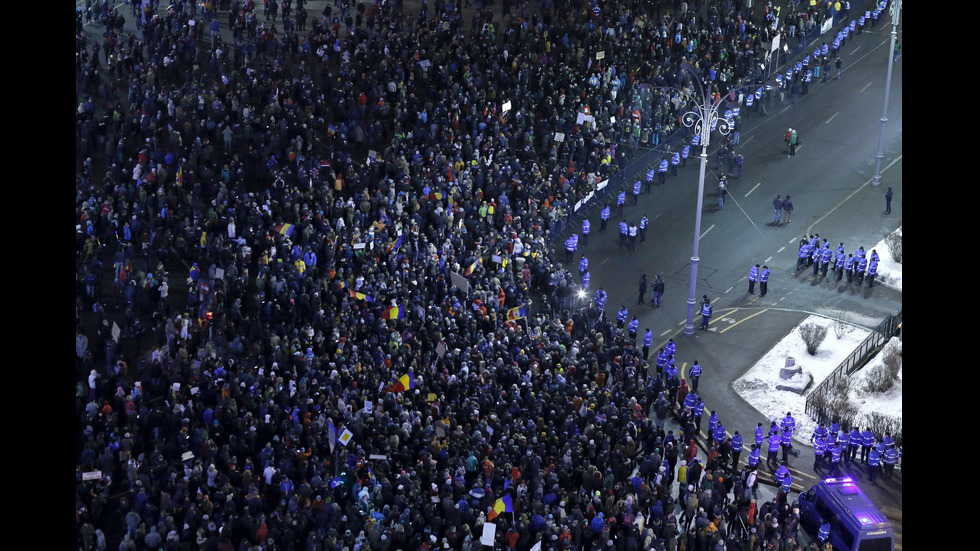 Протести в Румъния срещу помилването на престъпници
