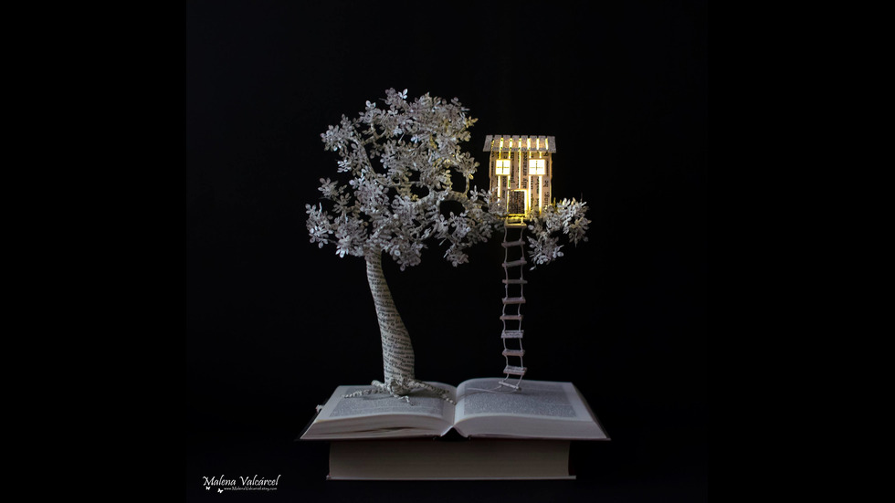 Магически скулптури от хартия