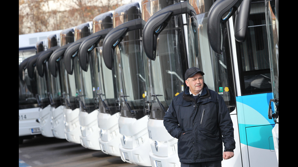 Първите електробуси бяха пуснати в София