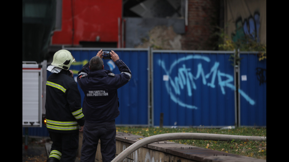 Пожар в емблематично столично заведение