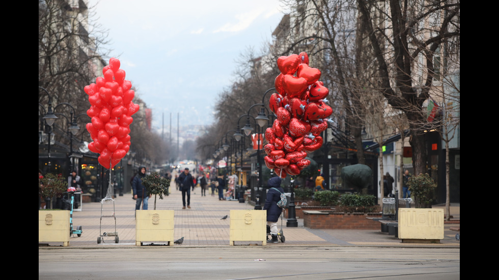 Романтична атмосфера в центъра на София