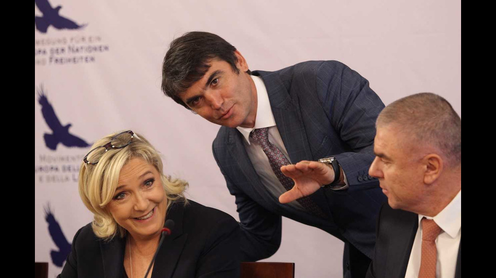 Лидерът на френските националисти Марин Льо Пен се срещна с лидера на Воля Веселин Марешки