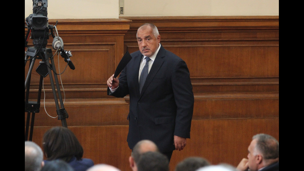 Борисов отговаря на депутатски въпрос в парламента