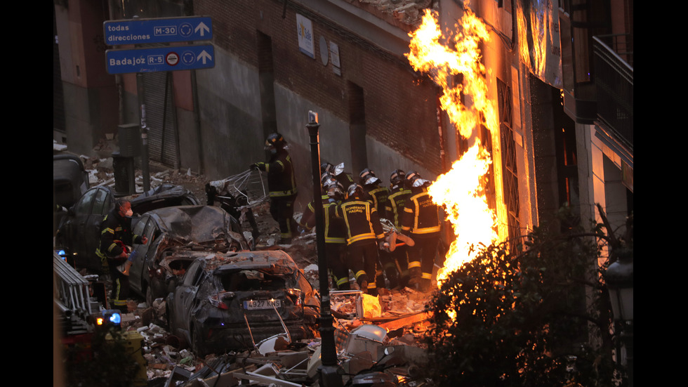 Взрив в сграда в центъра на Мадрид, има жертви