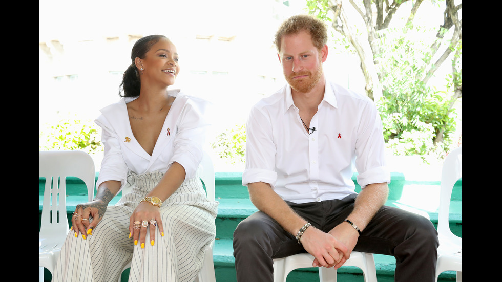 Риана и принц Хари заедно в Барбадос