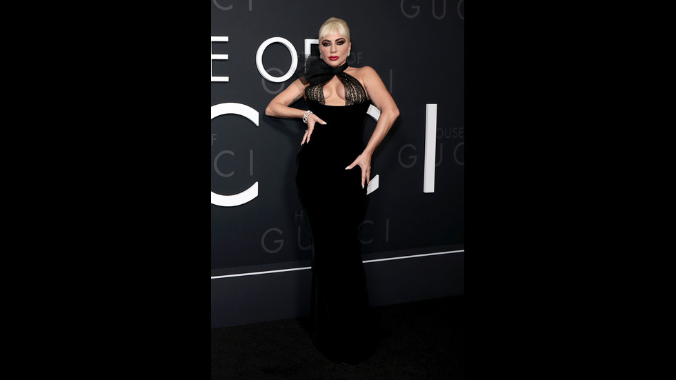 СТИЛНА И СЕКСИ: Лейди Гага блесна в разголена рокля на червения килим