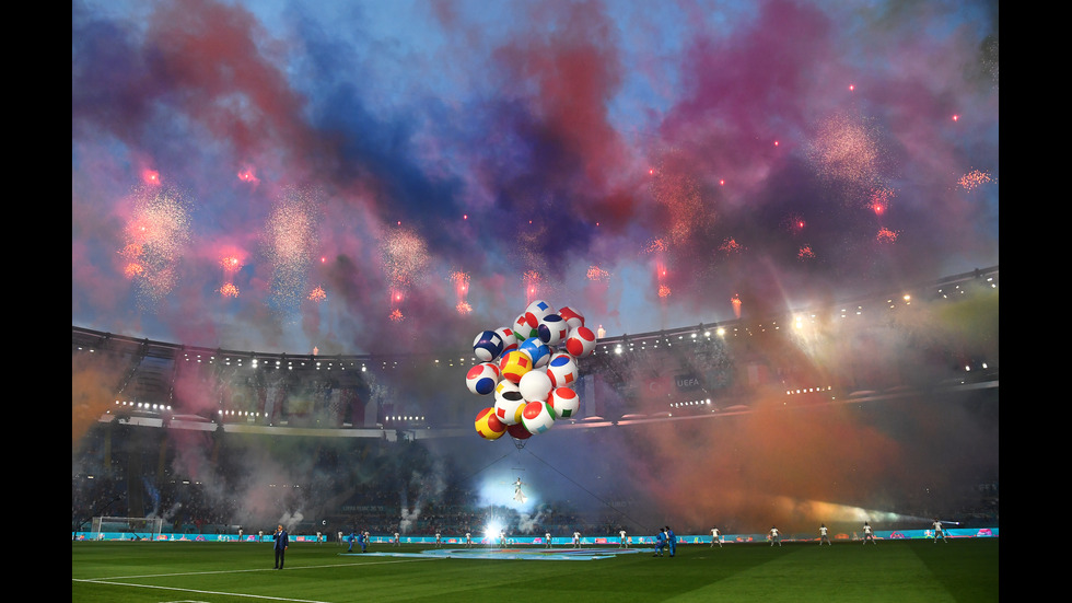Откриха UEFA EURO 2020 със зрелищен спектакъл в Рим