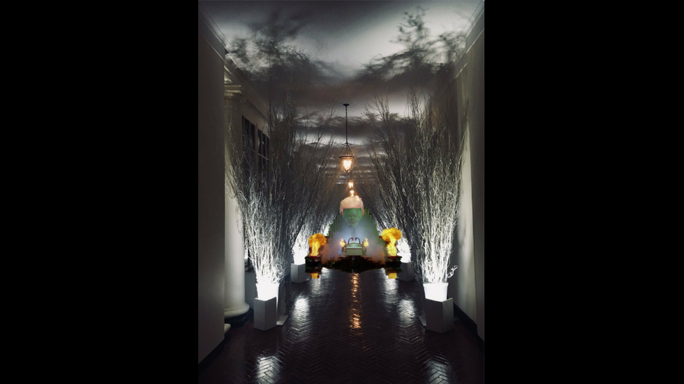 "Зловещата" коледна украса на Белия дом