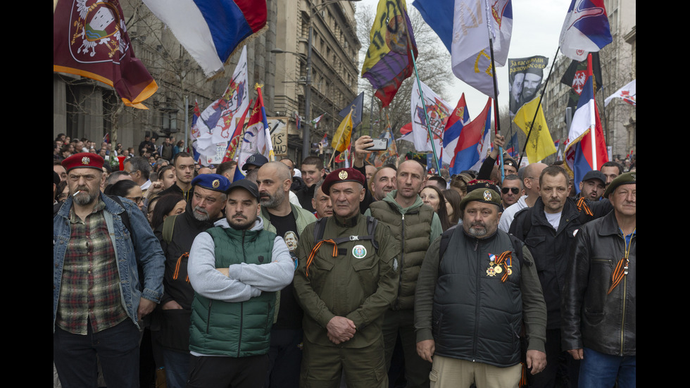 Най-големият антиправителствен протест в Сърбия