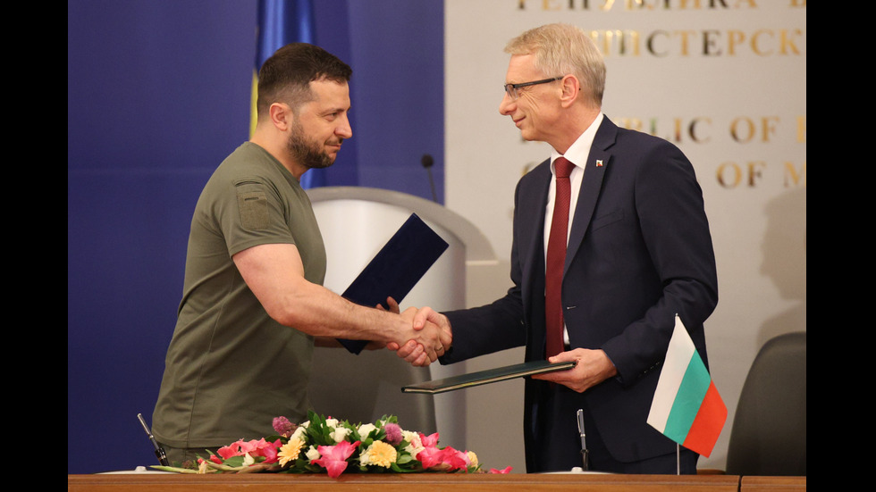 Зеленски на визита в България
