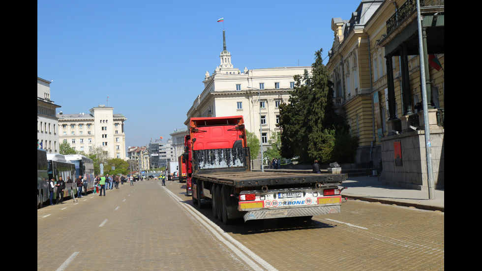 Превозвачите излязоха на национален протест