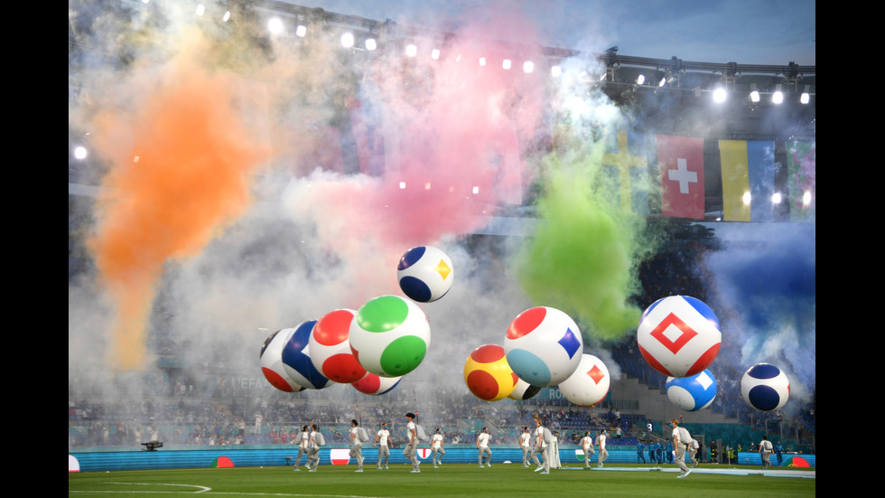 Откриха UEFA EURO 2020 със зрелищен спектакъл в Рим