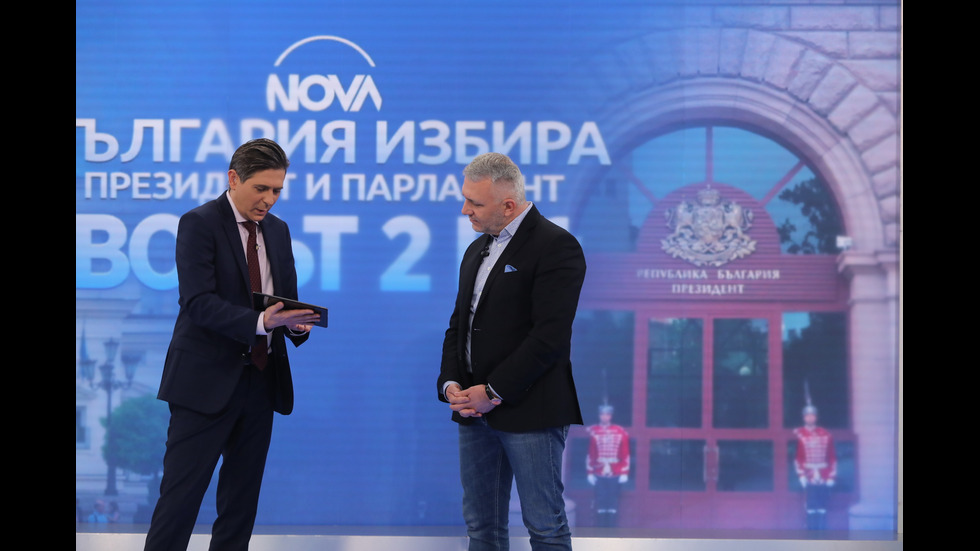 ЗАД КАДЪР: Изборното студио на NOVA