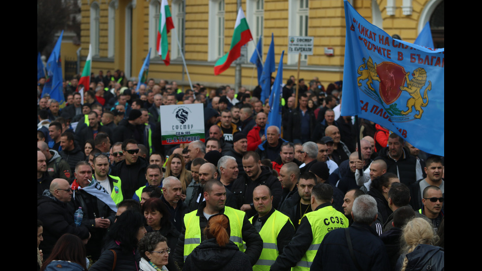 Протест на полицаи