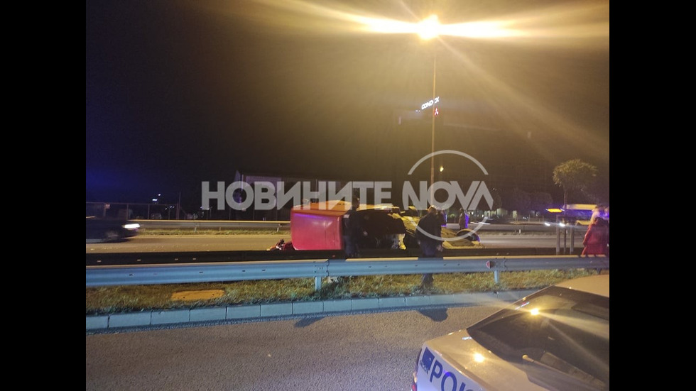 Двама мъже са в болница след катастрофа в София