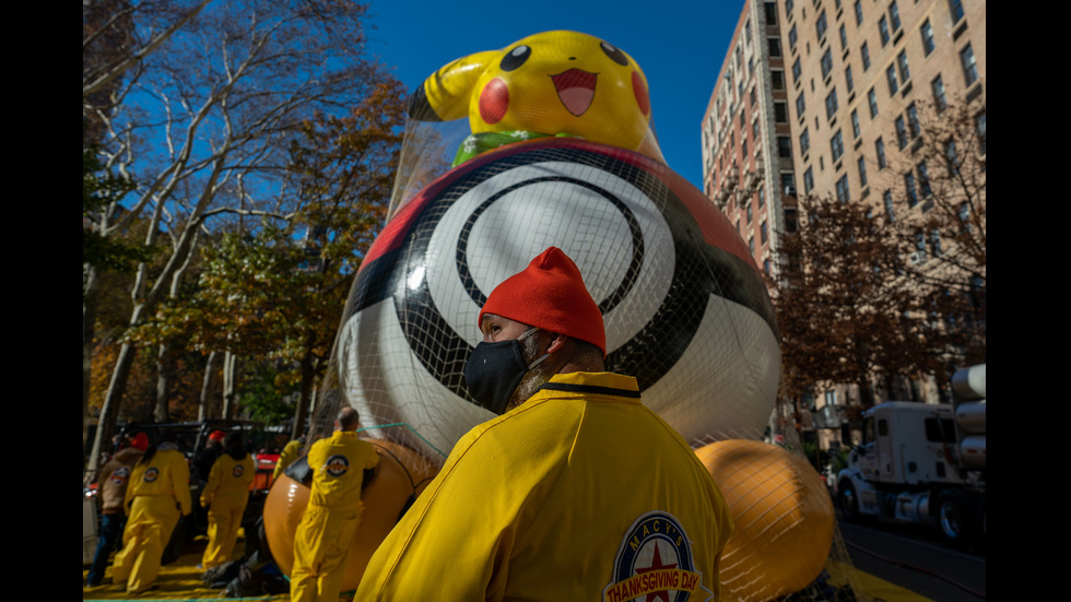 Бебе Йода и Пикачу полетяха над Ню Йорк за парада за Деня на благодарността