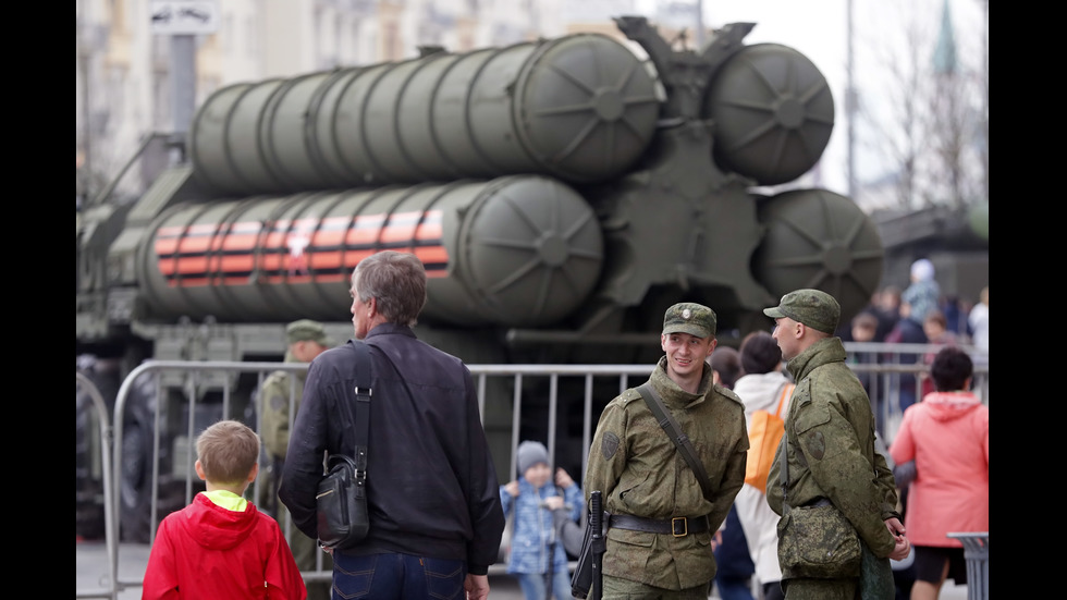 Репетиция за военния парад в Москва