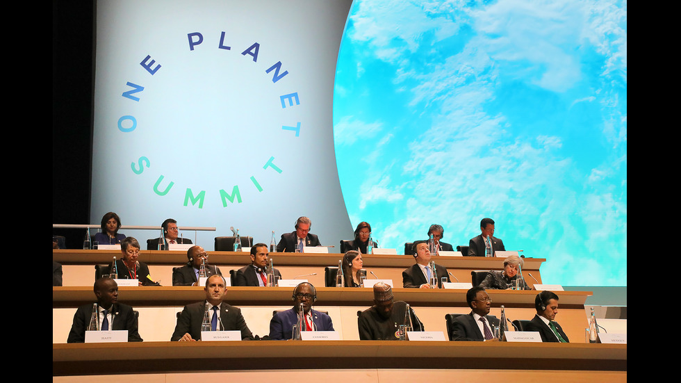 Президентът Румен Радев на среща за климата в Париж