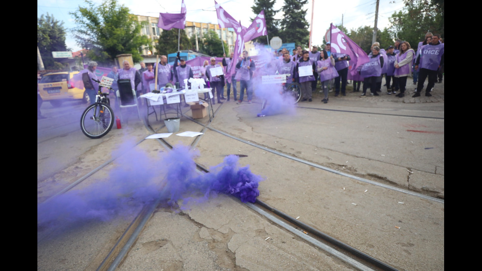 София под блокада: Стачка на наземния градски транспорт парализира столицата