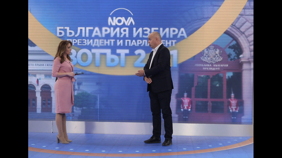 ЗАД КАДЪР: Изборното студио на NOVA