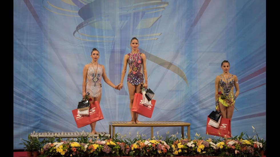 Награждаването на Световната купа по гимнастика в София