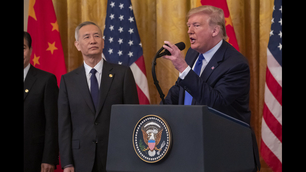 САЩ и Китай подписаха първата фаза на търговската сделка