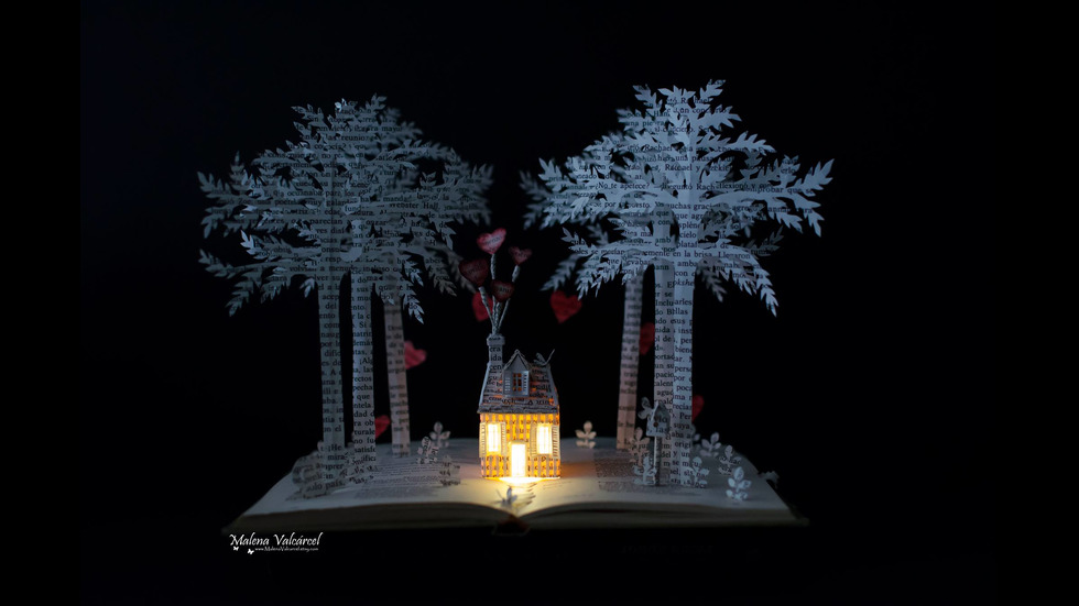 Магически скулптури от хартия