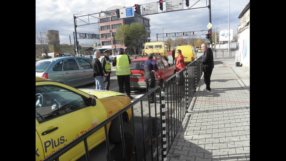 Верижна катастрофа в Благоевград