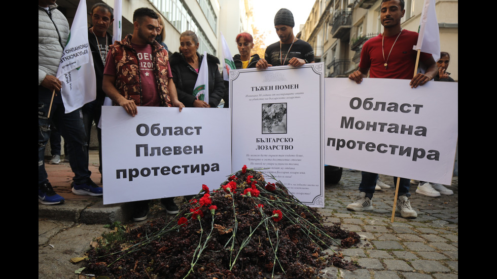 Протест на лозари в София