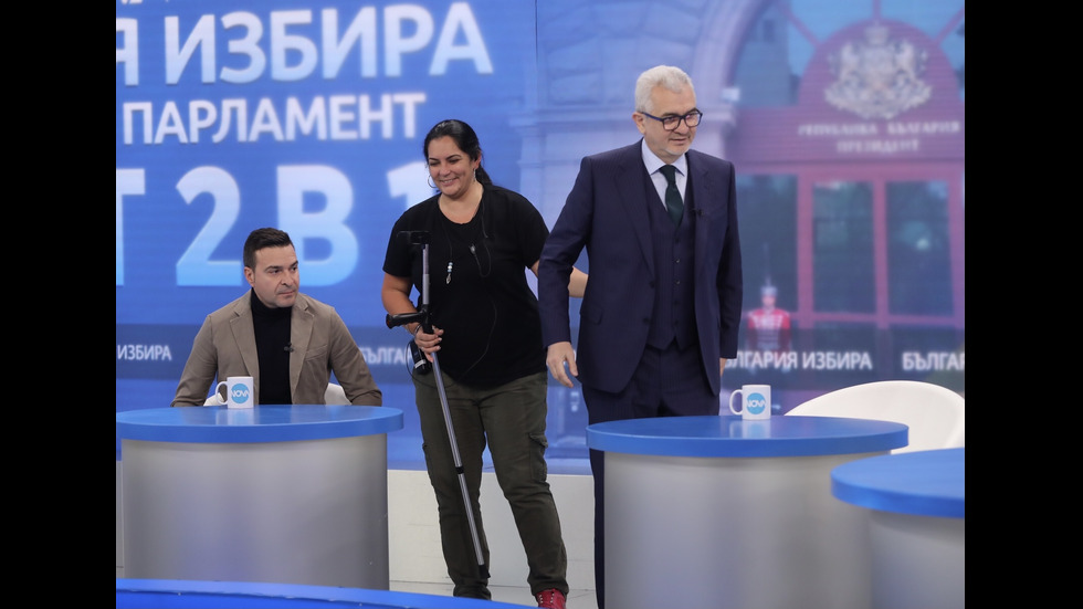 ЗАД КАДЪР: Изборното студио на NOVA