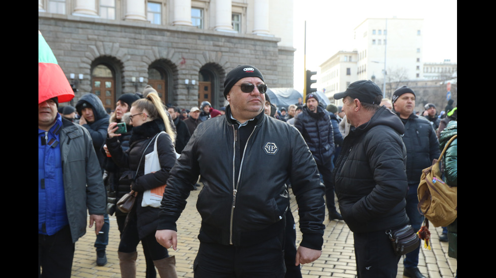 Протест на ГЕРБ след ареста на Борисов, Арнаудова и Горанов