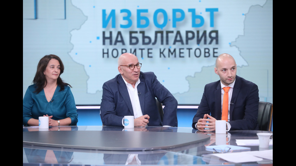 Изборното студио на NOVA - в и зад кадър