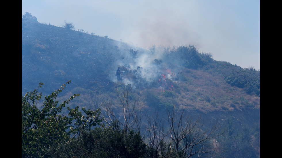 Гърция обяви извънредно положение на остров Евбея заради пожари