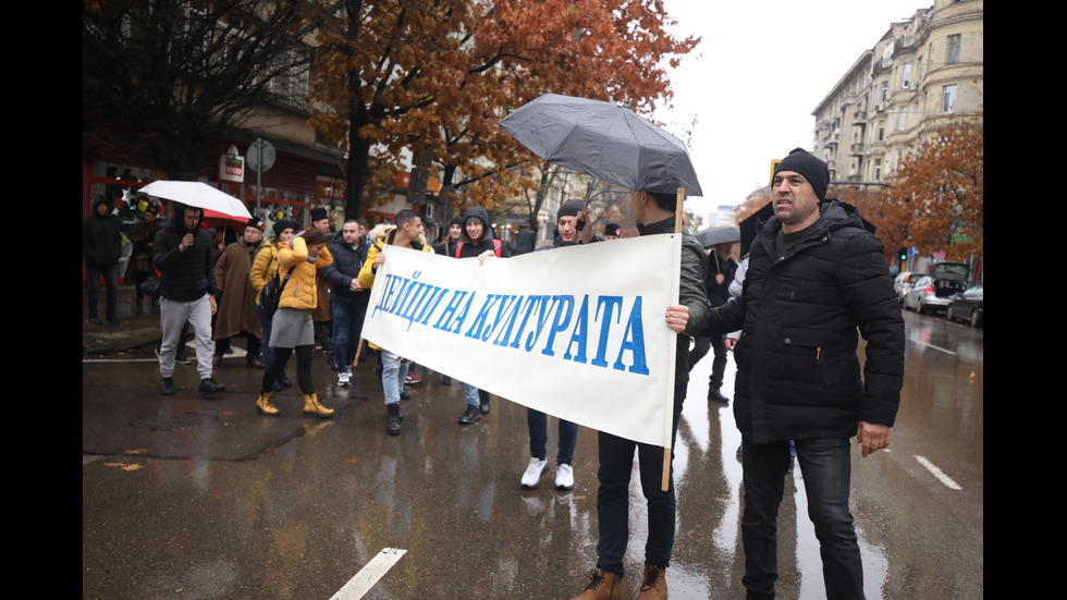 Културни дейци излязоха на национален протест