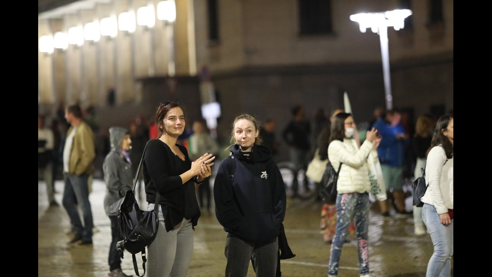 78-ма вечер на антиправителствени протести в София
