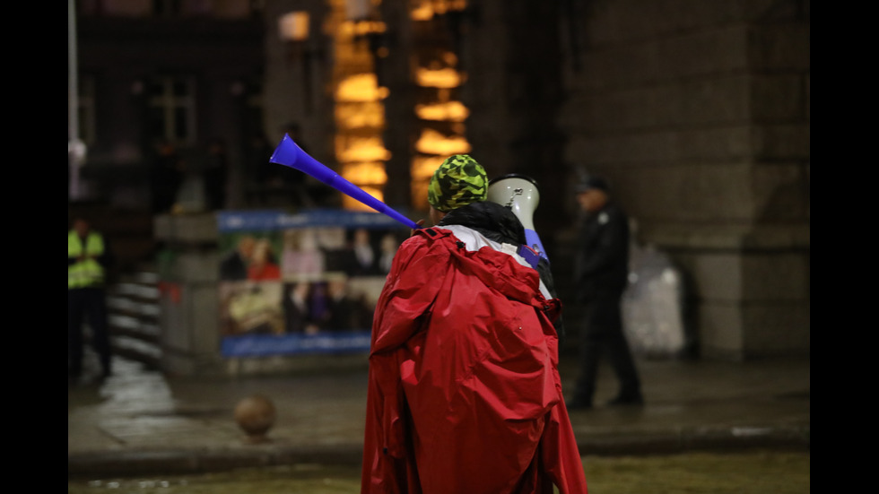 80-а вечер на антиправителствени протести в София