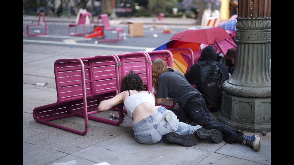 Сблъсъци между Гвардията и протестиращи в Лос Анджелис