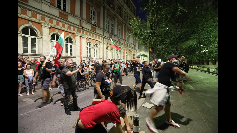Протестът в София