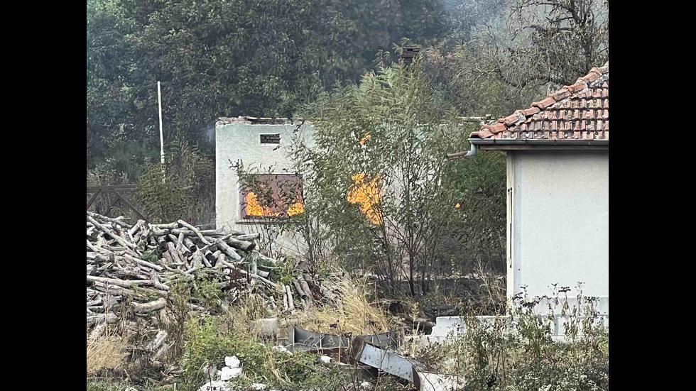Снимки от пожара в района на местността Боаза