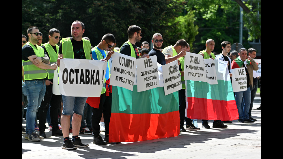 Протест на транспортния бранш в цялата страна