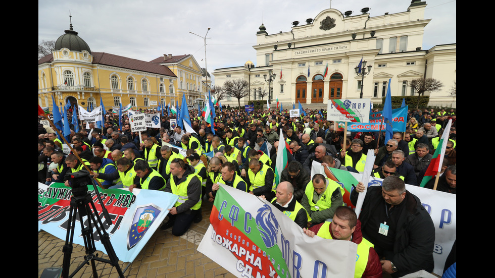 Протест на полицаи