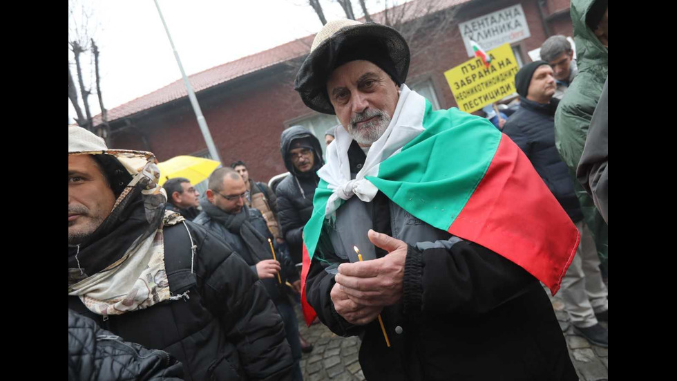 Протест на пчеларите в София