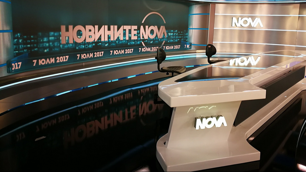 Новото студио на Новините на NOVA