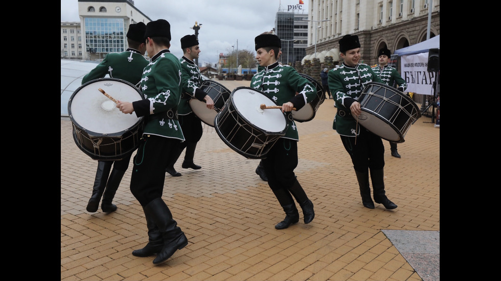 Частни фолклорни ансамбли излязоха на протест