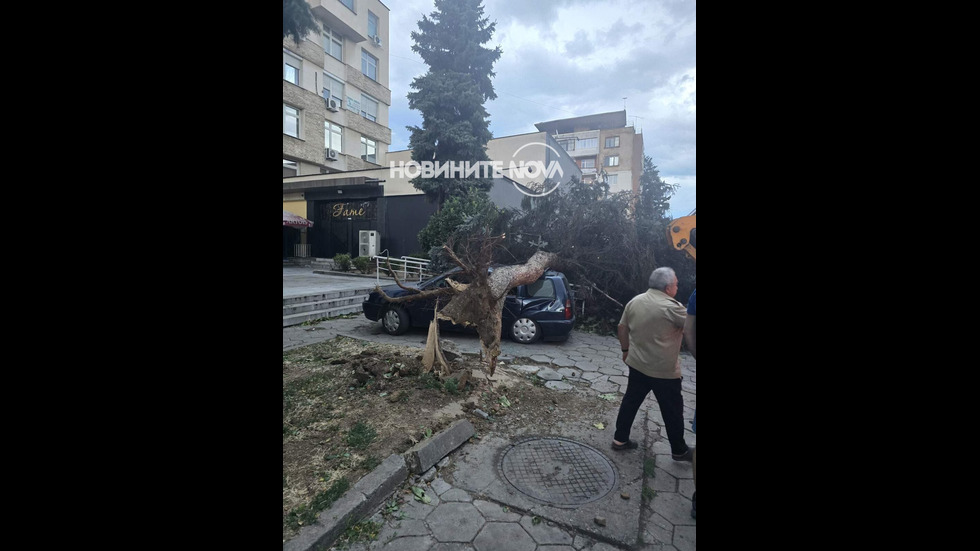 Мощна буря в Кюстендил, кметът – с призив за помощ