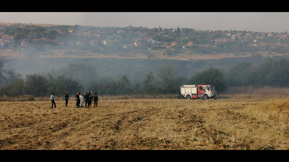 Пожар избухна край търновското село Беляковец