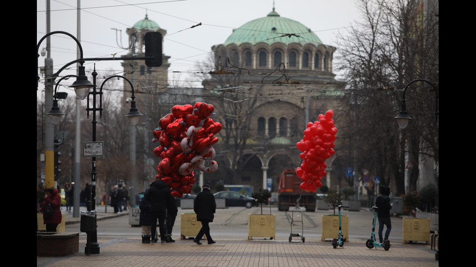 Романтична атмосфера в центъра на София