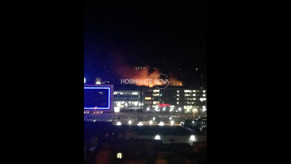 5 декара са изгорели при големия пожар в София